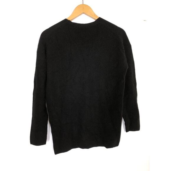 Madewell Cashmere Sweater V Neck Black NWT XXS - Picture 3 of 7